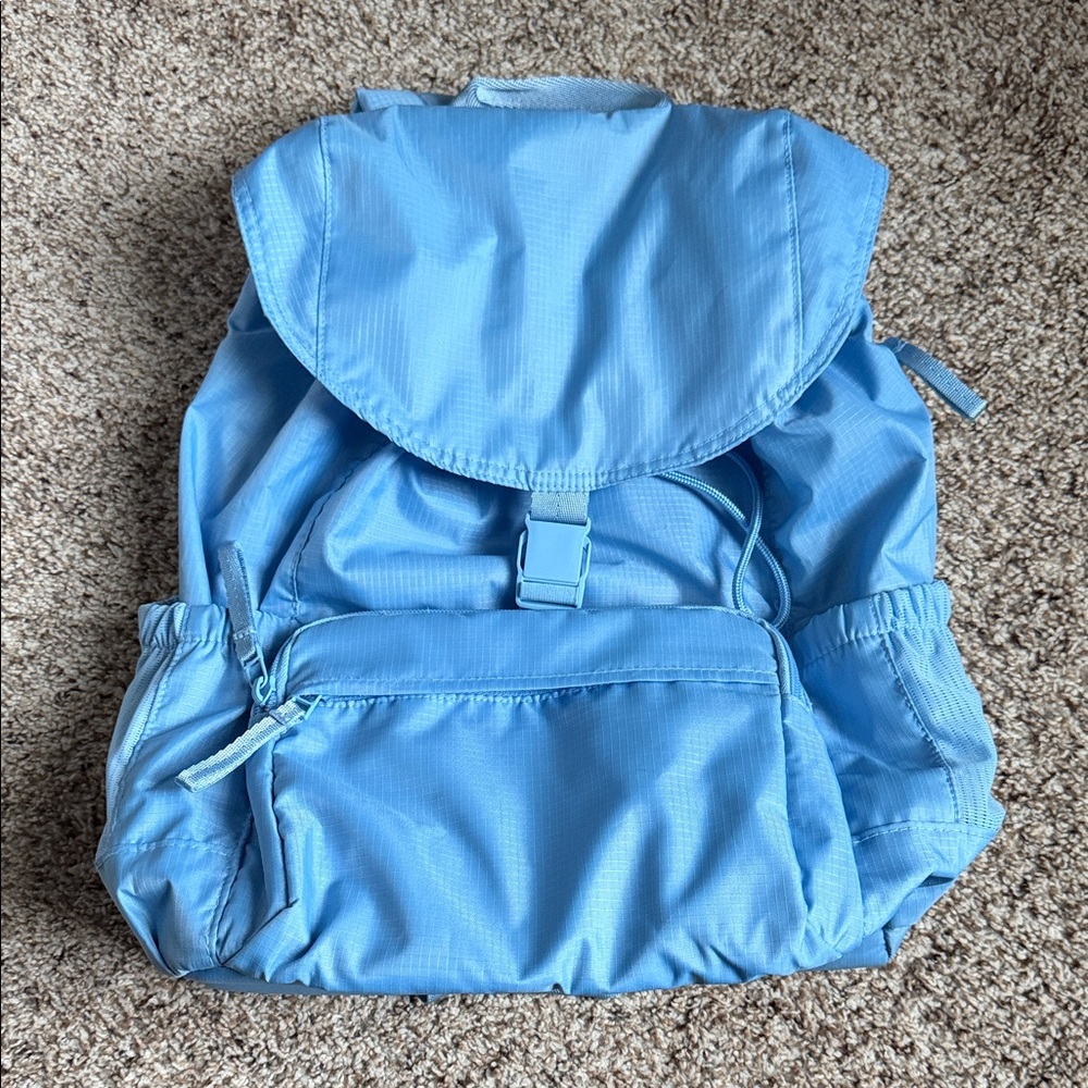 Vera Bradley Light Blue Nylon Backpack
